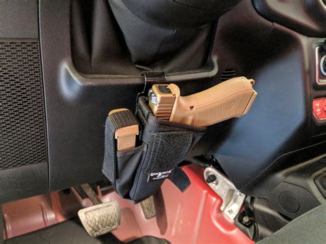 jeep holster|jeep wrangler handgun mount.